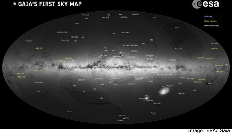 ESA Maps More Than a Billion Stars in Our Galaxy