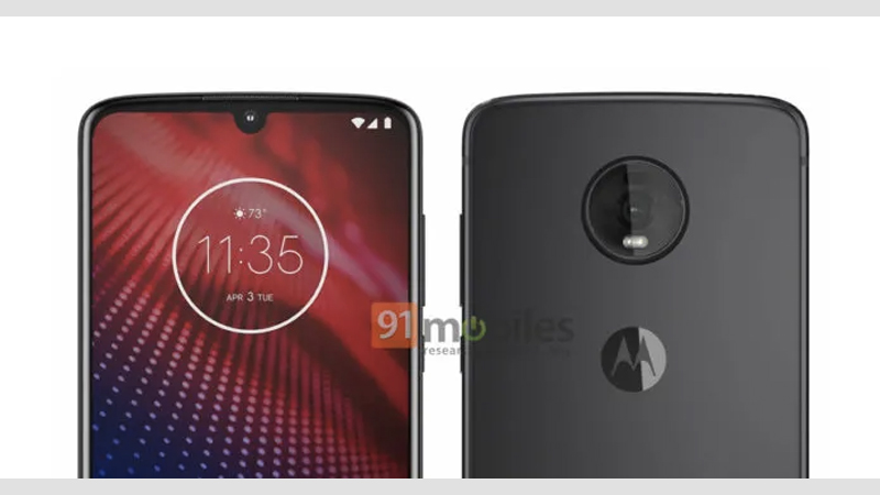 Moto Z4 Leaked Render Reveal Waterdrop Notch, Moto Mods Support