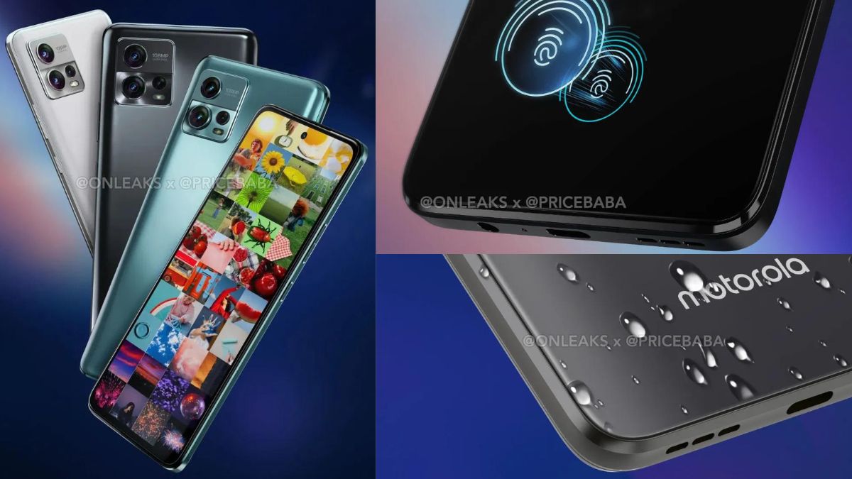 Moto G72 Renders Leaked; Design, Colour Variants Tipped Ahead of Launch: Report