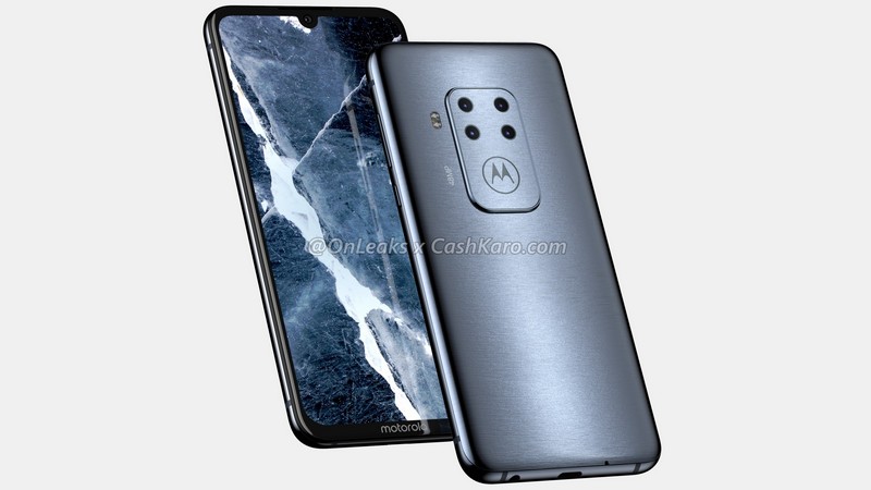 Motorola Smartphone With Quad Rear Cameras, In-Display Fingerprint Sensor Leaked via Alleged Renders