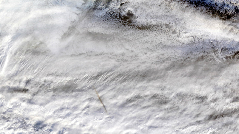 NASA Publishes Images of Giant Meteor Explosion Over Bering Sea