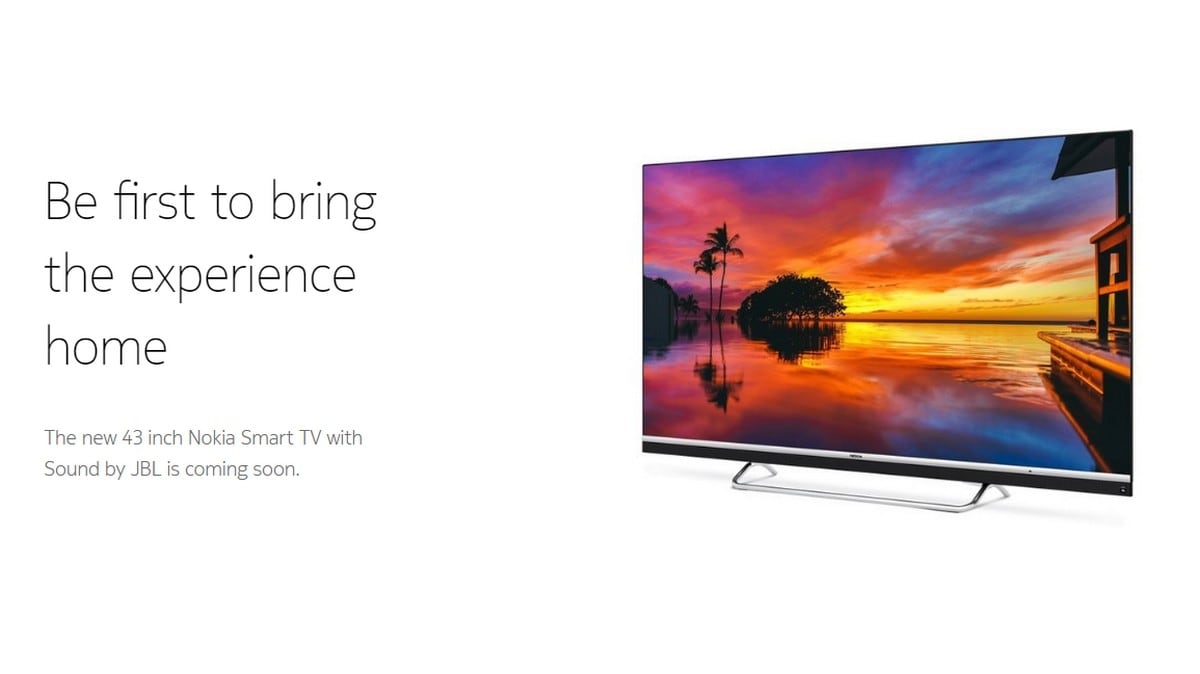 Nokia Smart TV With 43-Inch Screen, JBL Audio Technology Launching Soon
