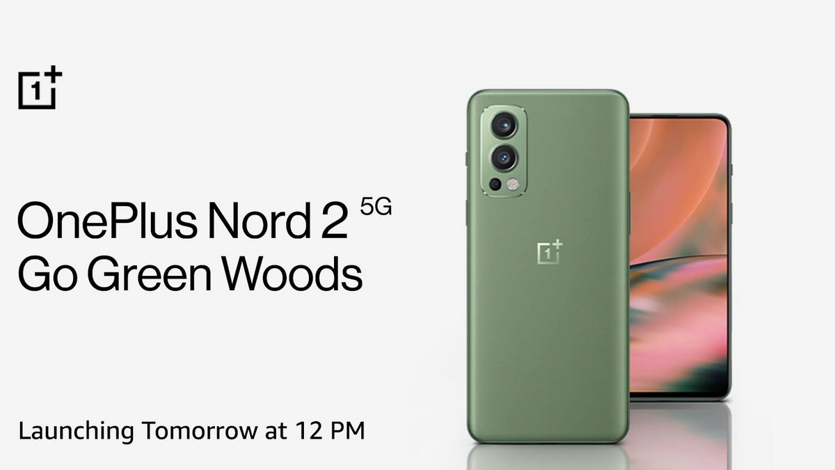  OnePlus Nord 2 Getting New Green Woods Colour Variant, to Go on Sale on August 26 via Amazon