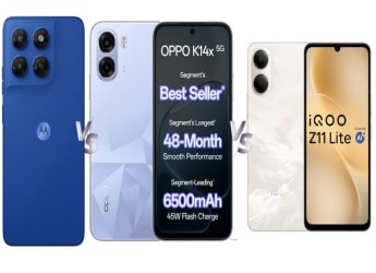 iQOO Z11 Lite 5G vs Moto G37 Power vs Oppo K14x 5G: இந்தியாவில் விலை, அம்சங்கள் ஒப்பீடு