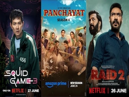 OTT Releases of the Week (June 23 - June 29): Squid Game Season 3, Raid 2, Panchayat 4, and More OTT Releases of the Week (June 23 - June 29): Squid Game Season 3, Raid 2, Panchayat 4, and More