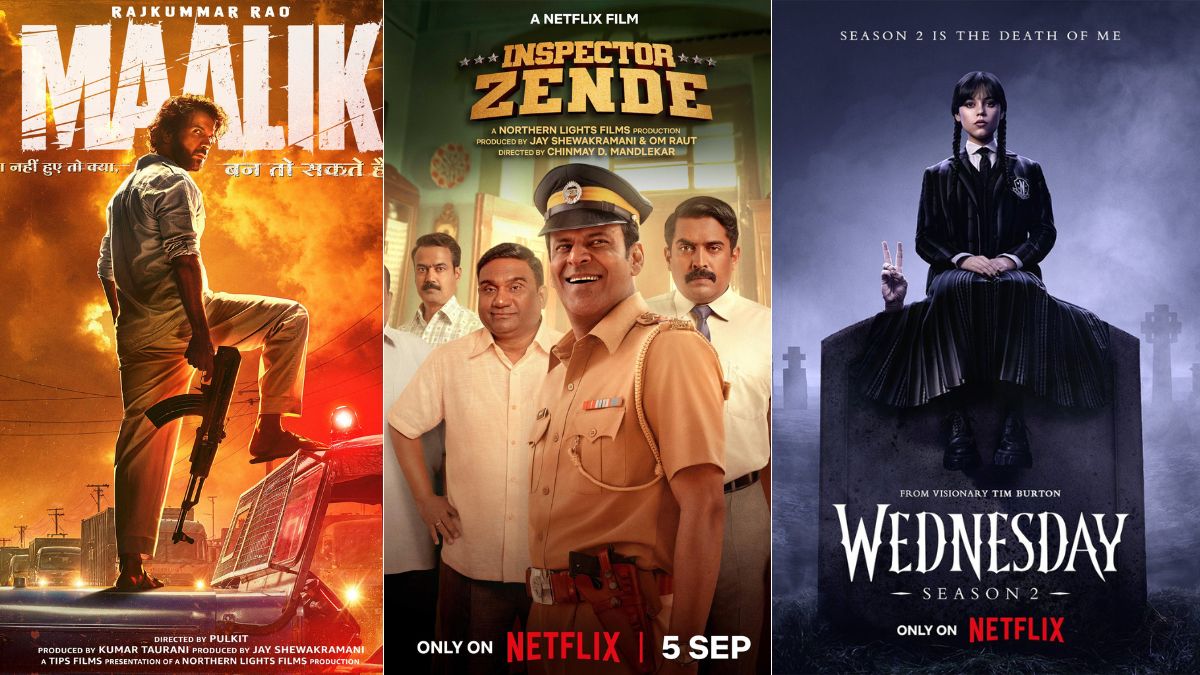Upcoming OTT Releases in September 2025: Inspector Zende, Maalik, Wednesday Season 2 Part 2, and More