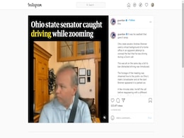 US Senator Found Driving While Pretending to Work From Home During Zoom Call: See What Gave Him Away US Senator Found Driving While Pretending to Work From Home During Zoom Call: See What Gave Him Away