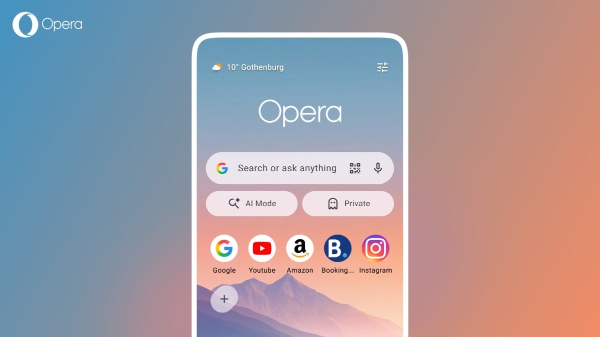 Opera for Android Gets New Home Screen With Google AI Mode Shortcut, Football Hub Ahead of FIFA World Cup 2026