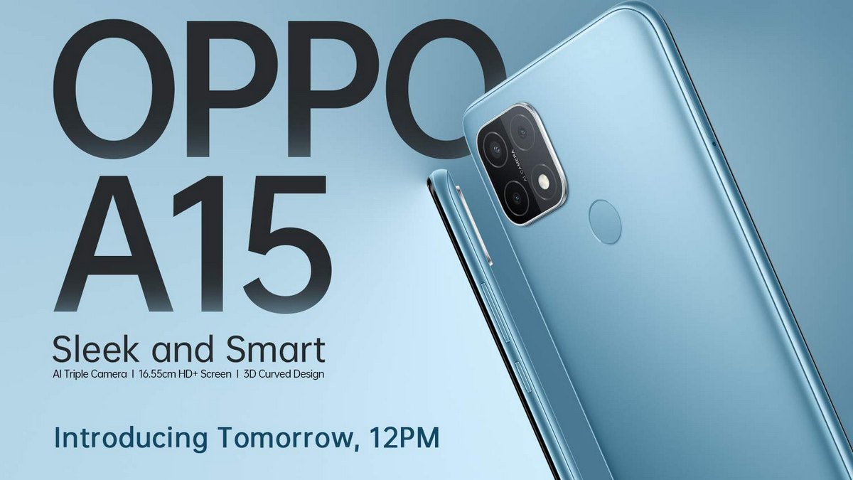 Oppo A15 With 13-Megapixel Triple Rear Camera Setup Launching in India on October 15