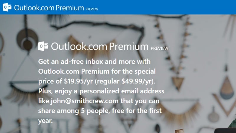 Microsoft's Outlook.com Premium Preview Now Open to the Public