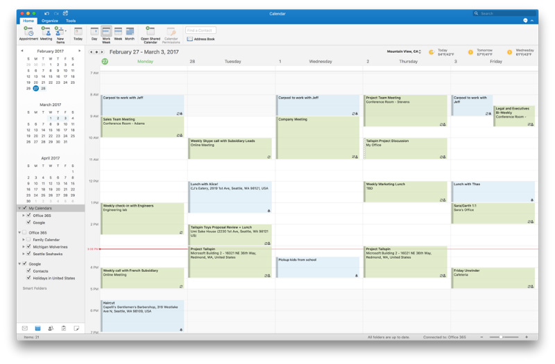 Microsoft Outlook for Mac to Add Google Calendar, Contacts Support