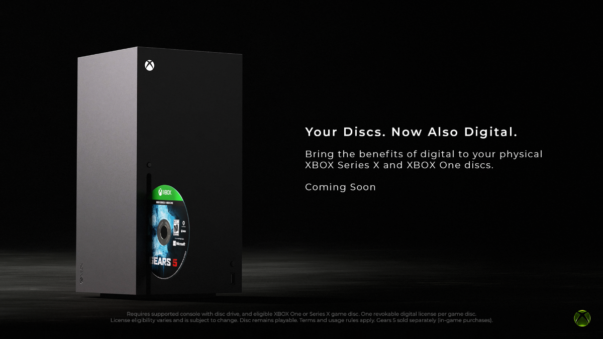Microsoft Will Launch Disc-to-Digital Feature for Xbox Games Next Week