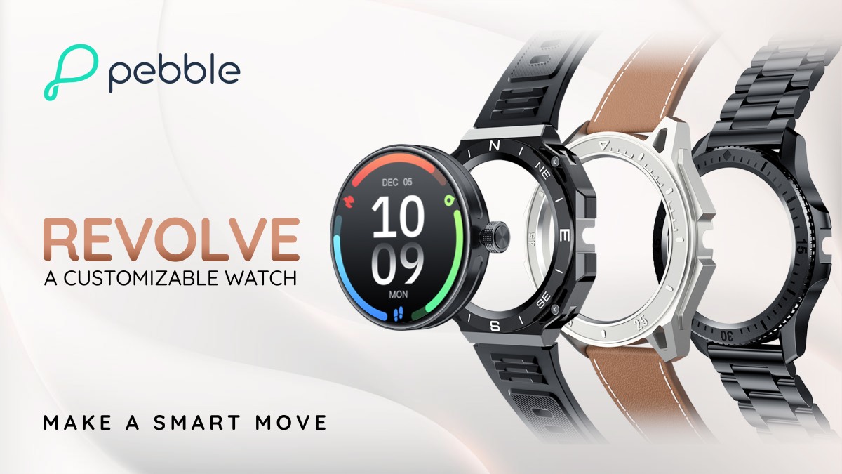Pebble Revolve Smartwatch With 1.39-Inch HD Display, Bluetooth Calling Launched in India: Price, Features