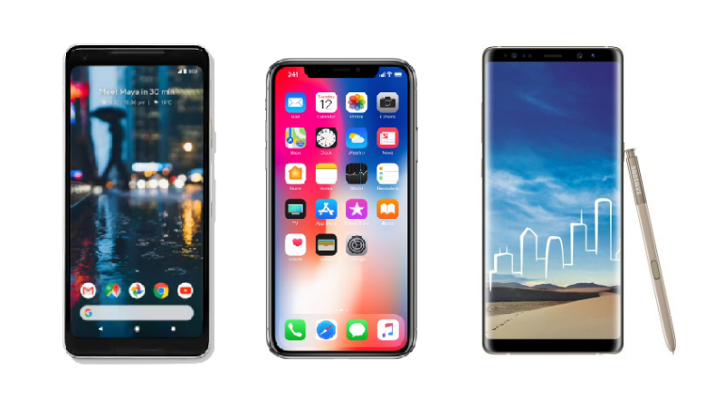 Pixel 2 XL vs iPhone X vs Samsung Galaxy Note 8: Price in India, Specifications, Features Comparison Pixel 2 XL vs iPhone X vs Samsung Galaxy Note 8: Price in India, Specifications, Features Comparison