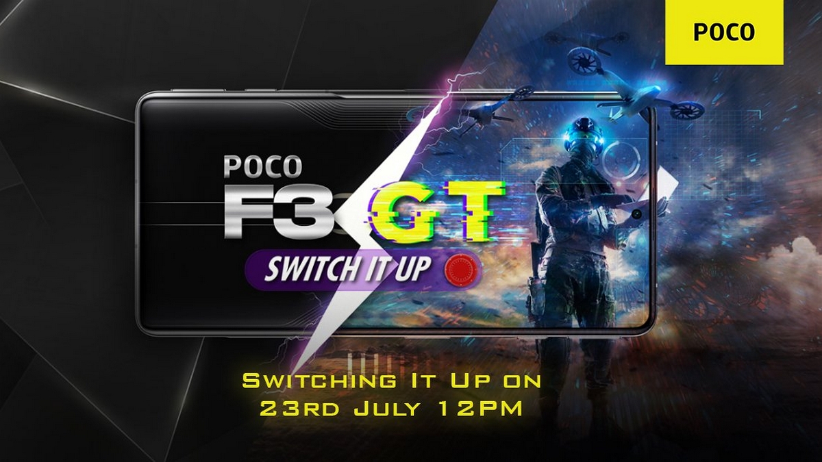 Poco F3 GT India Launch Date Set for July 23, Confirmed to Sport Dual Speakers With Dolby Atmos, Aluminium Alloy Frame