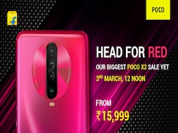 Poco X2 to Go on Sale on March 3 in Biggest Ever Sale, Exclusively for Phoenix Red Variant Poco X2 to Go on Sale on March 3 in Biggest Ever Sale, Exclusively for Phoenix Red Variant