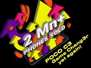 Poco C3 Crosses 2 Million Units Sold in India in Nine Months