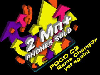 Poco C3 Crosses 2 Million Units Sold in India in Nine Months, Company Claims