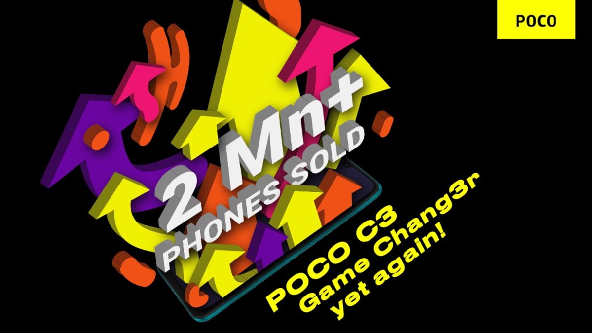 Poco C3 Crosses 2 Million Units Sold in India in Nine Months