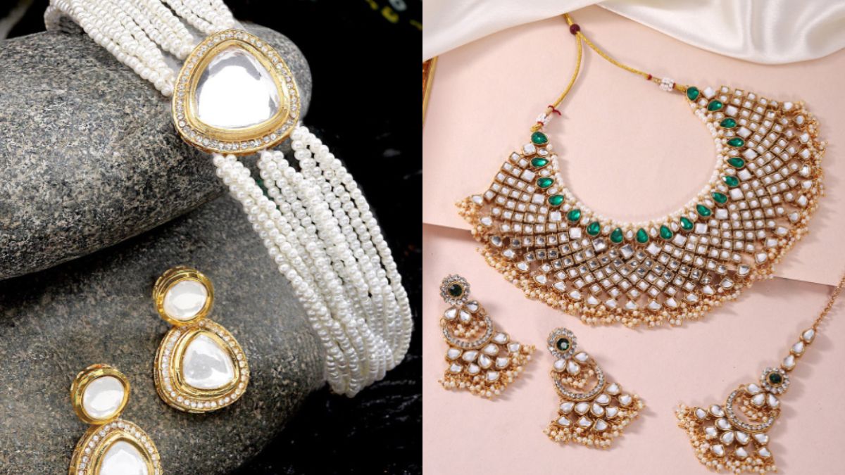 Best Polki Jewellery Sets For Wedding Season: Shop Exclusive Designs on Myntra