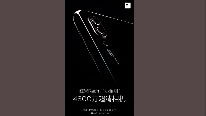 Redmi Phone Teased by Xiaomi to Sport a 48-Megapixel Camera a Day Ahead of Launch