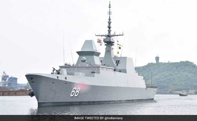 Singapore Navy Ship Reaches Vishakhapatnam For Joint Exercise