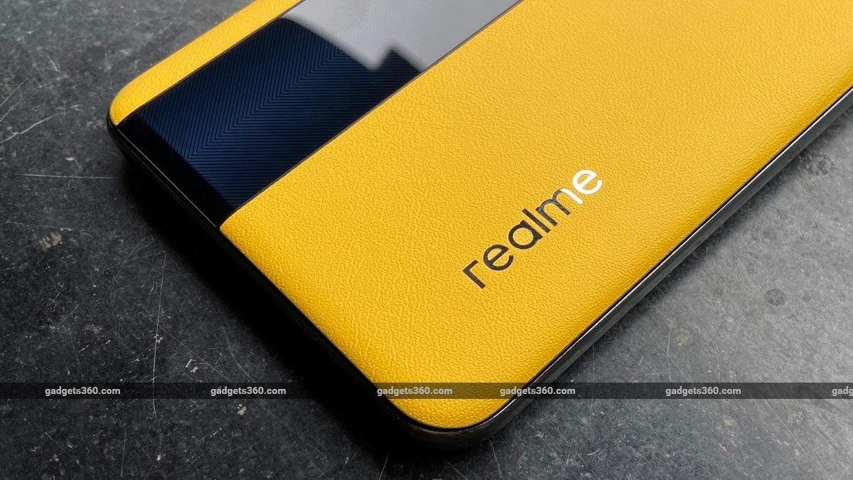 Realme GT raya trasera de plástico ndtv RealmeGT Realme