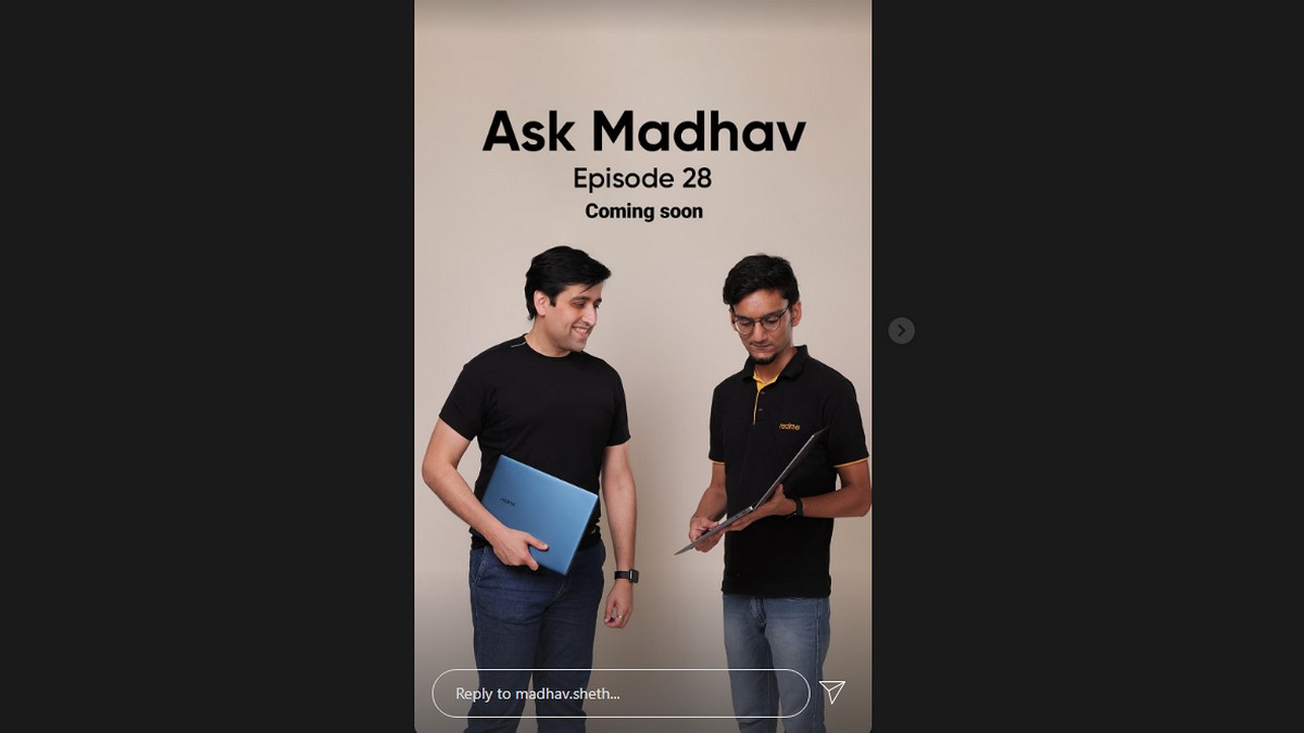 Realme Book Laptop's Blue Colour Variant Teased by CEO Ahead of Launch