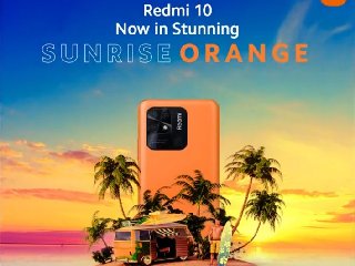 Redmi 10 With Snapdragon 680 SoC in New Sunrise Orange Colour Variant Launched