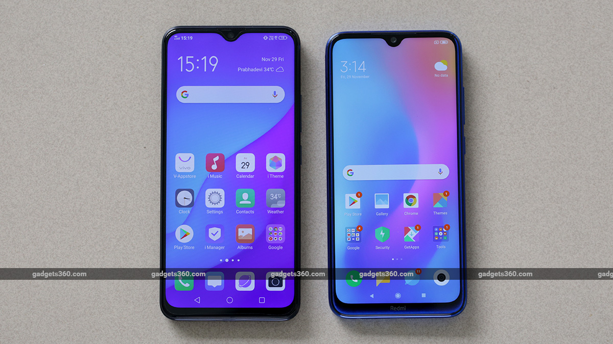 Vivo U20 vs Redmi Note 8 Compared: Price, Performance, Cameras, and More