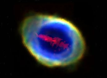 Astronomers Find Massive Iron-Rich Feature Lurking Under the Ring Nebula