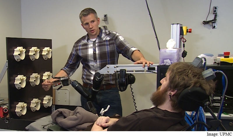 Obama Shakes Mind-Controlled Robot Hand Wired to Sense Touch