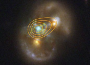 JWST Finds Black Hole Between Galaxy Cores, Hinting at Rare Direct Collapse Birth