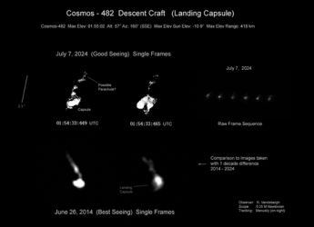 Soviet Venus Lander Kosmos 482 Crashes to Earth After 53 Years in Orbit
