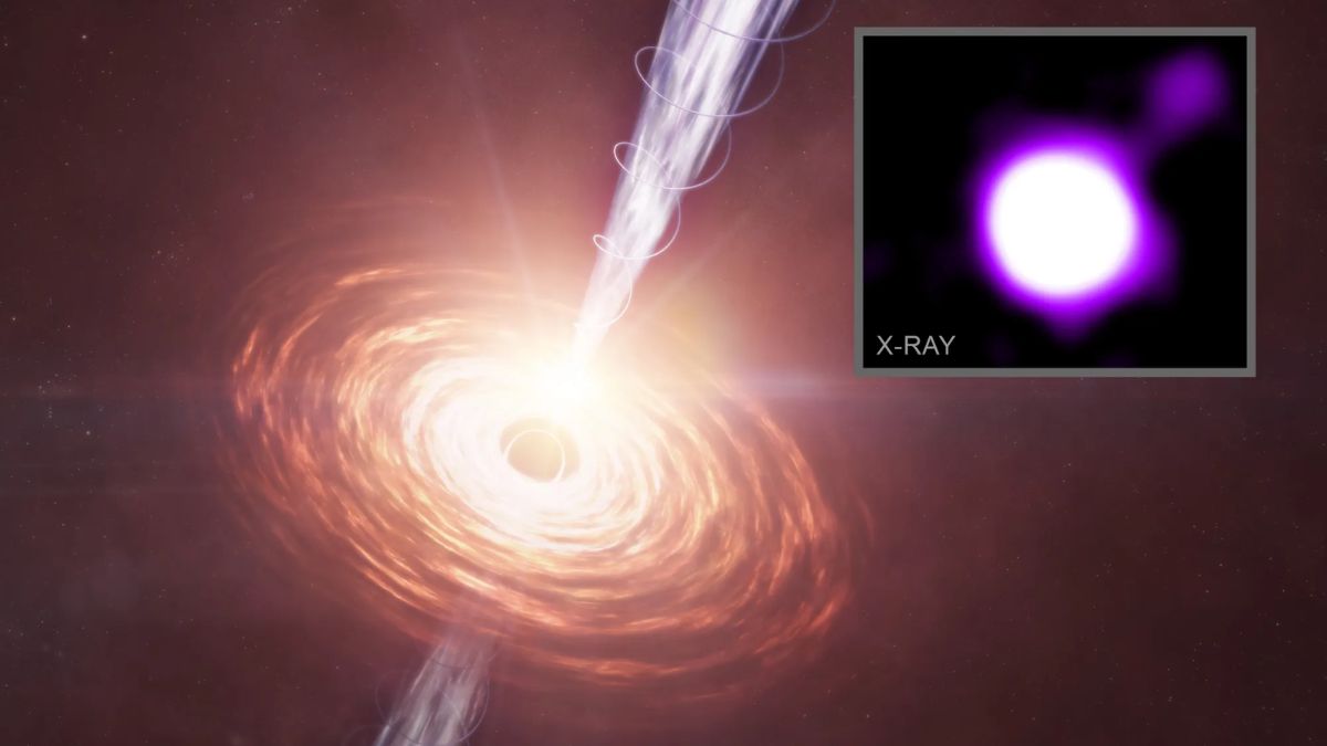 NASA&rsquo;s Chandra Spots Unexpectedly Strong Jet from Distant Black Hole at Cosmic Noon