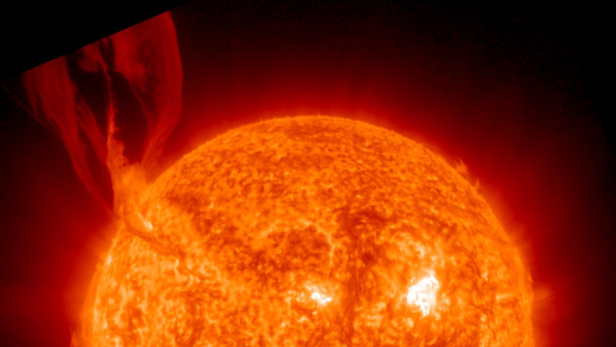 Colossal Solar Filament Eruption Sculpts 250,000-Mile 'Canyon of Fire' on the Sun&rsquo;s Surface