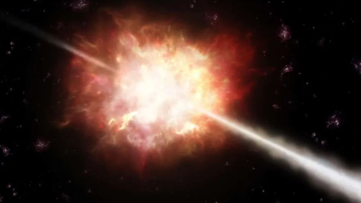 Brightest Gamma-Ray Burst Ever Observed Reveals Cosmic Secrets