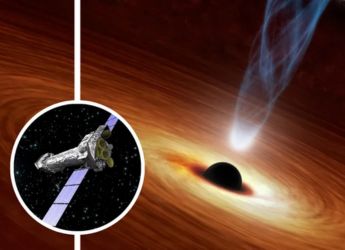 Supermassive Black Hole Burps Matter at Near-Light Speeds After Consuming Gas Too Fast