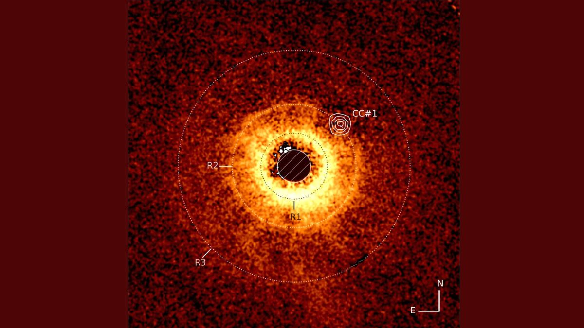 James Webb Telescope Captures First Direct Image of Saturn-Mass Exoplanet