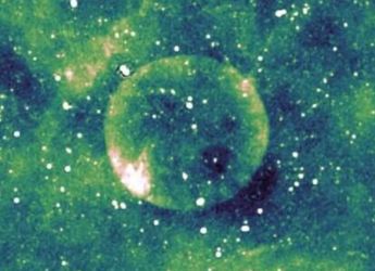 Astronomers Spot Nearly Perfect Supernova Remnant of Unknown Size and Distance