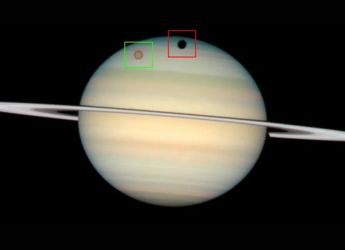 Rare Titan Shadow Transits Will Sweep Across Saturn in Summer 2025