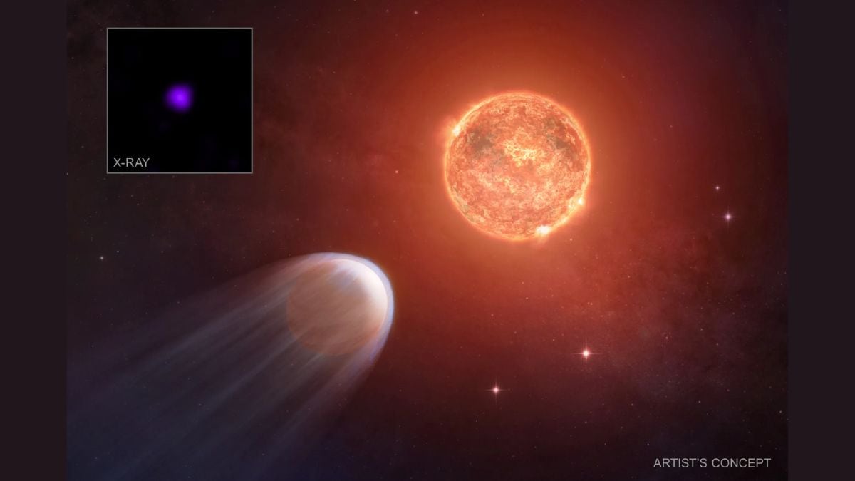 Young Exoplanet Spotted Shedding Atmosphere Under Stellar Radiation