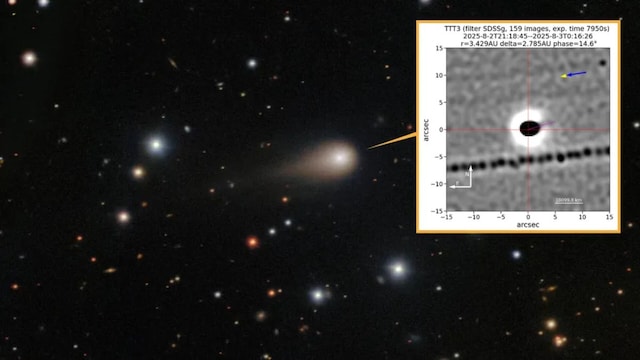 New Images of Interstellar Object 3I/ATLAS Show a Giant Jet Shooting Toward the Sun New Images of Interstellar Object 3I/ATLAS Show a Giant Jet Shooting Toward the Sun