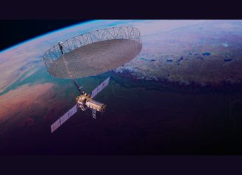NASA-ISRO Earth Observation Satellite Unfolds Giant Radar Antenna in Space
