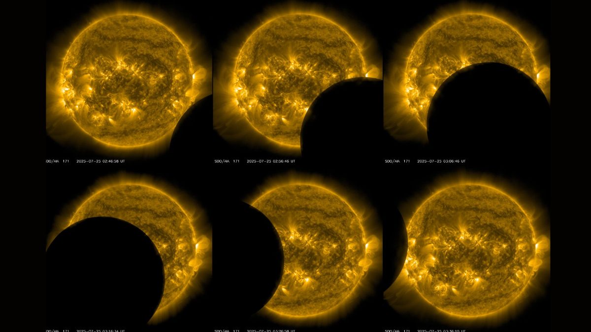 NASA&rsquo;s Solar Observatory Sees Two Eclipses in One Day