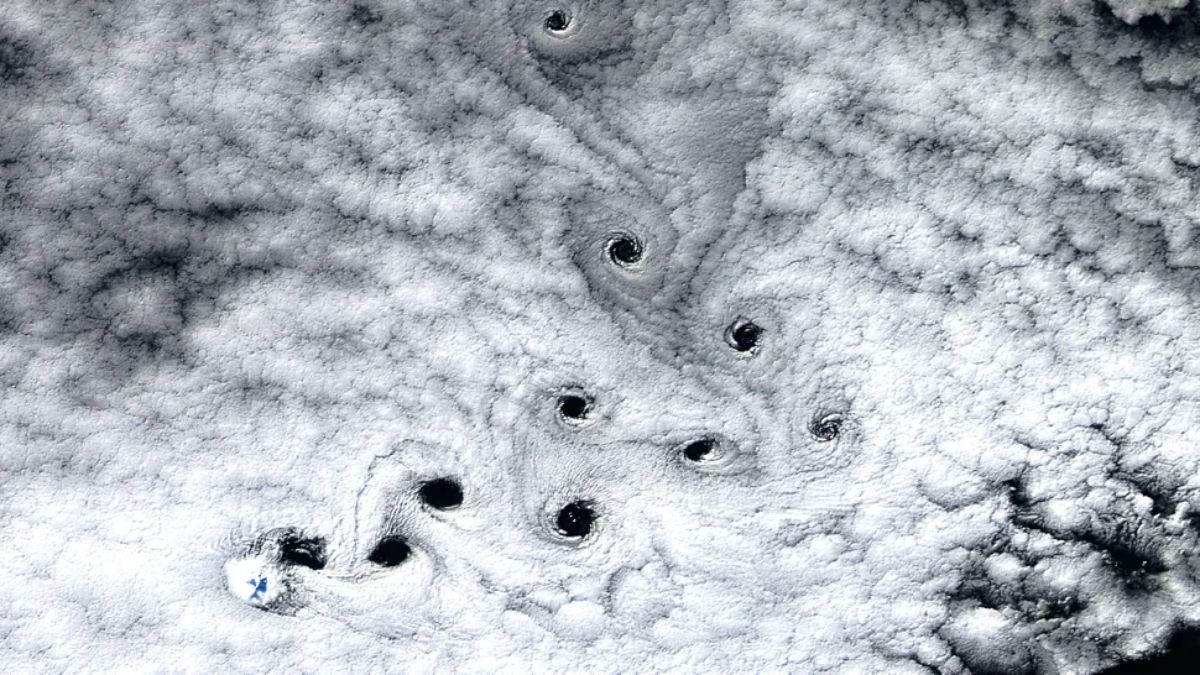 10 Strange 'Dark Voids' Appear Over Remote Island Near Antarctica in Rare Satellite View