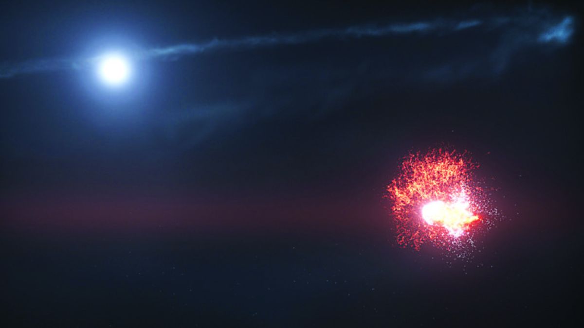 Hubble Observations Turn Exoplanet Into Dust; Reveal Rare Double Asteroid Impact in Nearby System