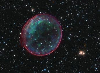 Astronomers Discover a Gigantic Supernova Remnant in the Large Magellanic Cloud