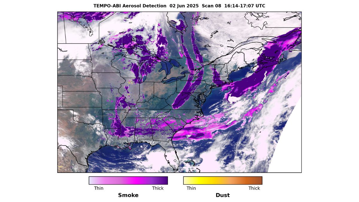 NASA TEMPO Satellite to Continue Tracking Pollution Hourly from Space Until 2026