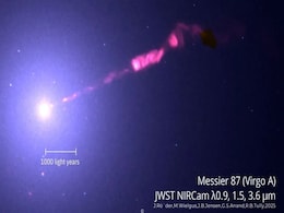 JWST Reveals Stunning New Details About M87’s Supermassive Black Hole Jet JWST Reveals Stunning New Details About M87’s Supermassive Black Hole Jet